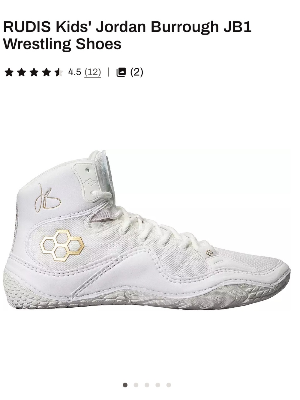 RUDIS JB1 Wrestling Shoes - Picture 2 of 12